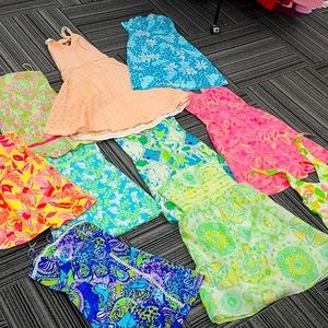 10 PC Lot of Lilly Pulitzer Items All SZ 4